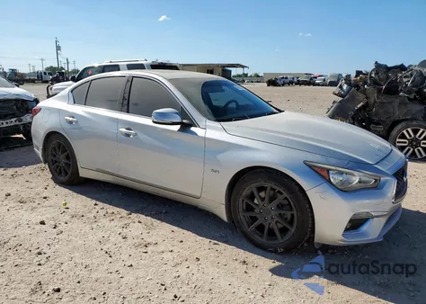 2019 Infiniti Q50 Luxe z USA, uszkodzony, nr VIN JN1EV7AP2KM512241